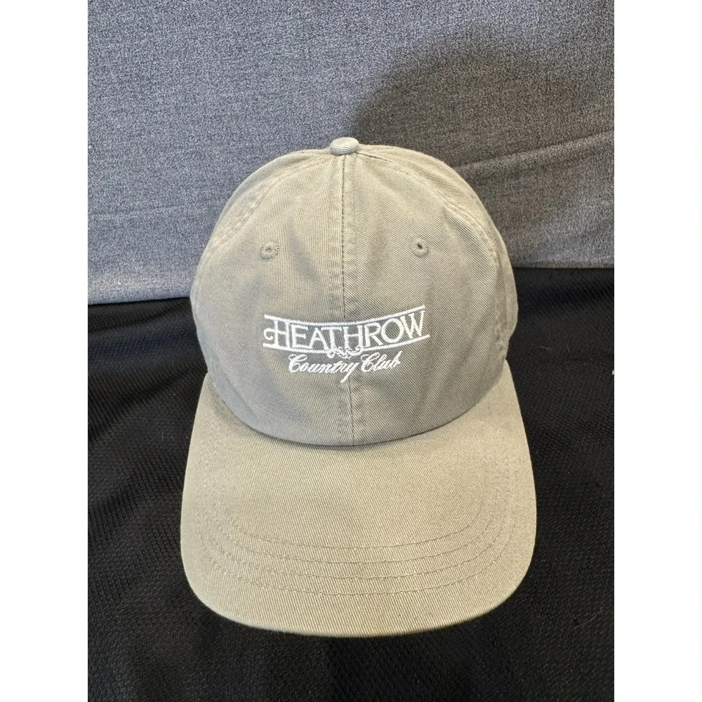 HEATHROW COUNTRY CLUB ADJUSTABLE STRAPBACK BASEBALL HAT/CAP, STAFF, GOLF/SPORTS
